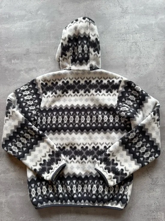 Patagonia Synchilla Snap-T Hooded Zip Jacket, Forge Grey Size Small - Picture 4 of 6